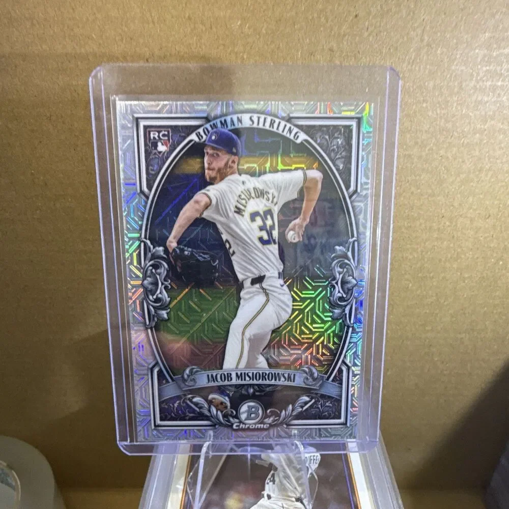 Topps 2025 Bowman Chrome Bowman Sterling Rookie Revelation BSI-13 Misiorowski RC